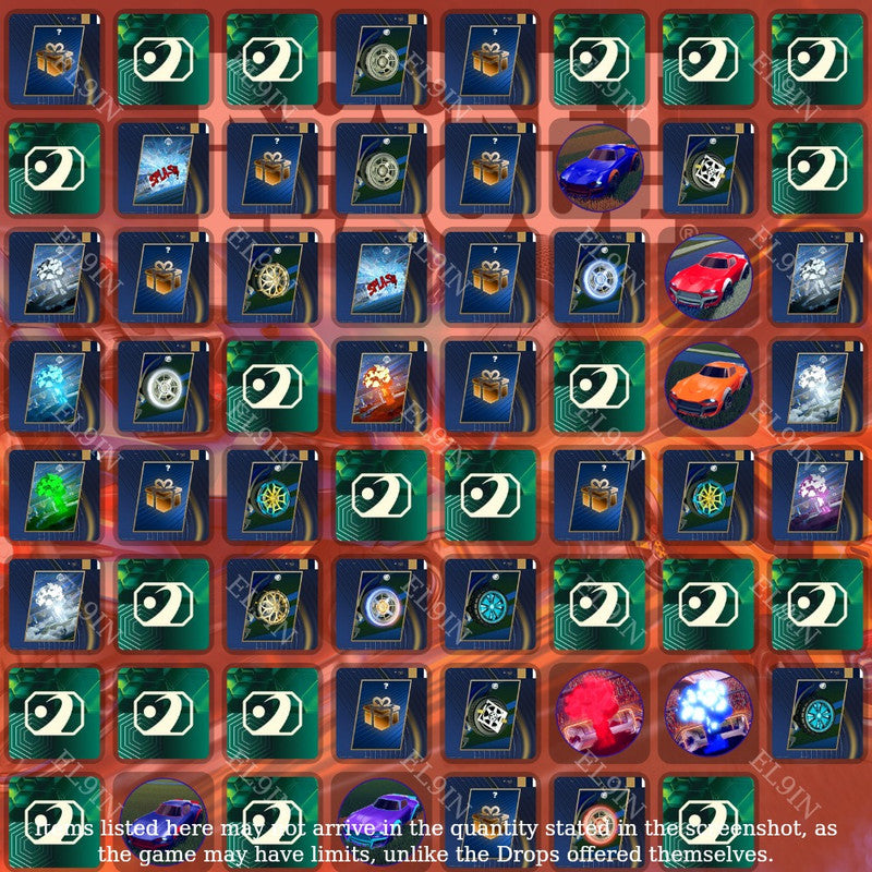 Rocket League Season 21 – Twitch Drops Bundle (63 Items)